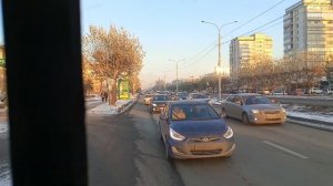 Поездка на автобусе ПАЗ 32054 по маршруту №9 в Красноярске!