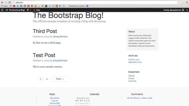 Bootstrap Blog 10 смотреть онлайн
