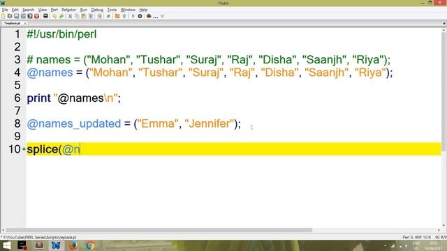 9. PERL - Splice Function | Suraj Mundalik смотреть онлайн