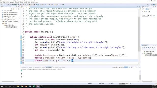 Programming Example: Right Triangle смотреть онлайн