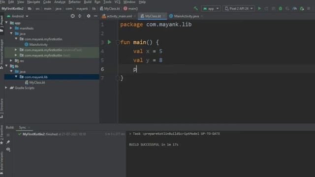 How to run Kotlin programs in Android studio? Mayank Codes смотреть онлайн