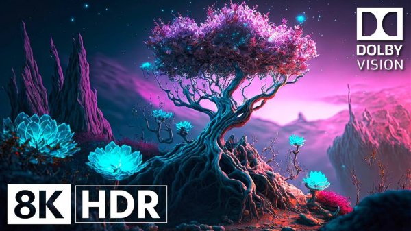 Потрясающие Визуальные Эффекты в формате Dolby Vision HDR at 120fps - 8K Paradise