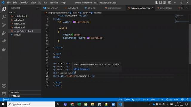 CSS 03 Simple Selector Font Props смотреть онлайн