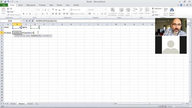 Using normal probability distribution functions in Excel смотреть онлайн