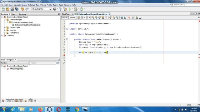 Java the complete Reference Ninth Edition (Chapter 20) Example (8) ByteArrayInputStream Example 2 смотреть онлайн