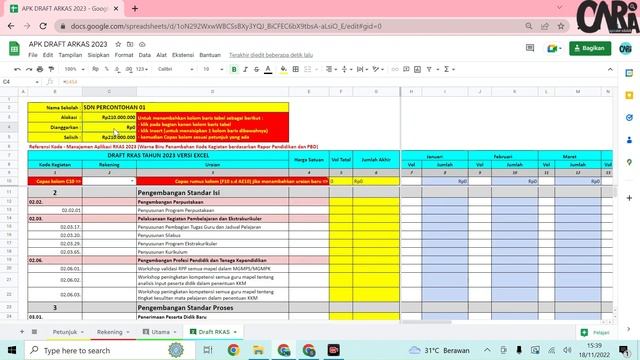 Membuat RKAS 2023 Menggunakan Draft RKAS Excel, Sederhana Sesuai dengan ARKAS 2023 смотреть онлайн