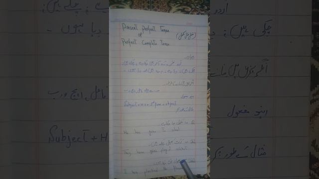 Present Perfect Tense with examples in Hindi \ Urdu | Pak MN academy смотреть онлайн