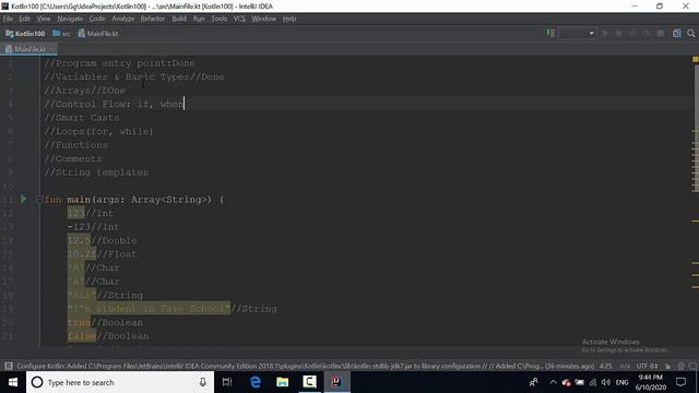 Kotlin basic tutorial 001 for beginners أساسيات كوتلن في 20 دقيقة смотреть онлайн