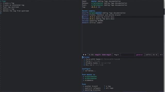 magit on spacemacs - tags смотреть онлайн