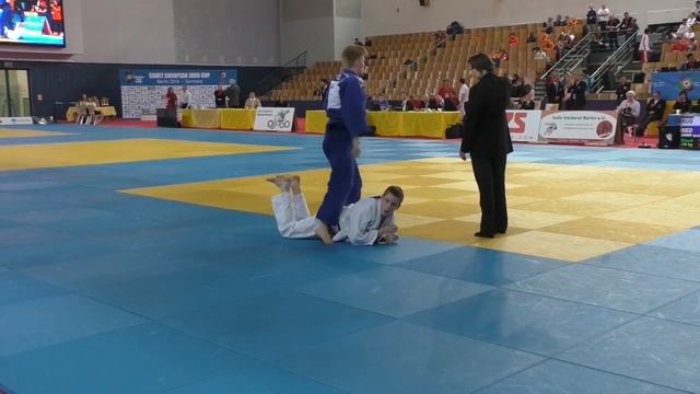 Cadet European Judo Cup Berlin 2016 Final -66 kg Pridira (RUS) - Boes (NED) смотреть онлайн