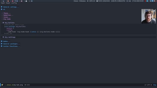 Emacs - 14 - Org-bullets and support-shift-select смотреть онлайн