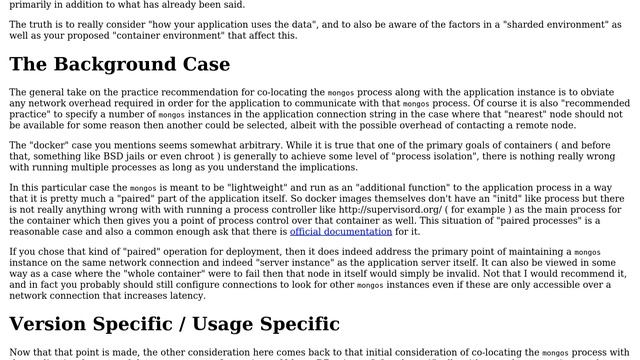 Databases: MongoDB: Co-locate The Mongos Process On Application Servers (2 Solutions!!)