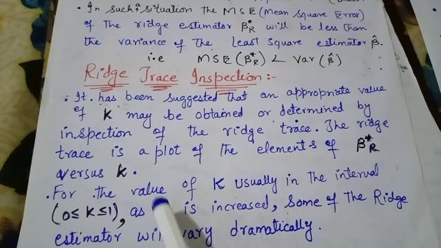 Ridge Regression(ridge trace inspection)Econometrics смотреть онлайн