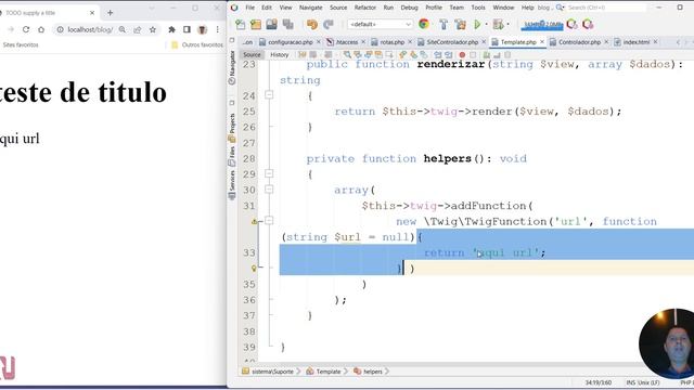 Curso de PHP 8 Aula 056 Criando Funções com Twig Template смотреть онлайн