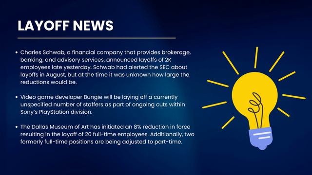 LAYOFF NEWS: Charles Schwab Announces Layoffs Of 2K Employees, Bungie Will Be Laying Off Staffers смотреть онлайн