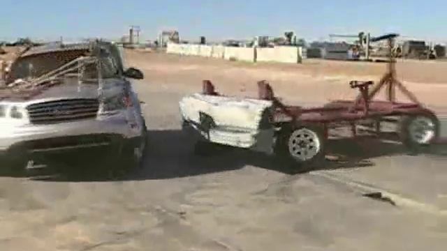 Infiniti FX35 / FX45 2007 side crash test смотреть онлайн