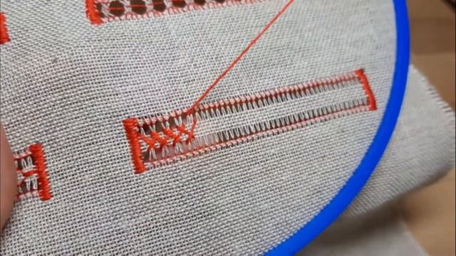 Мережка козлик.Tutorial.Hand embroidery for beginners.Embroidery on the grid. смотреть онлайн