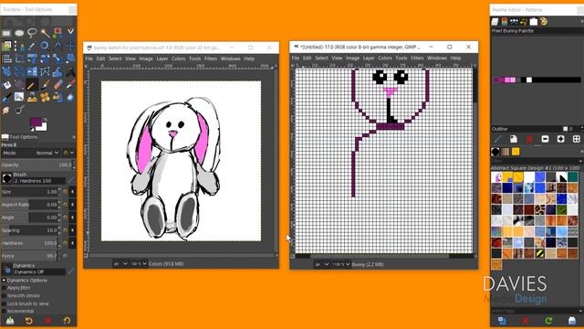 How to Create Pixel Art in GIMP 2.10 смотреть онлайн