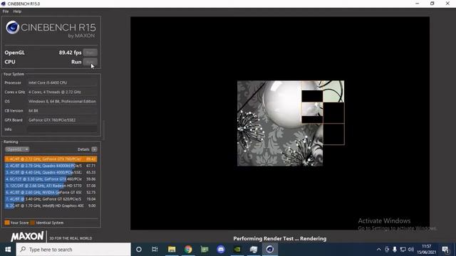 Intel Core i5-6400 - GTX 760 | Cinebench R15 смотреть онлайн