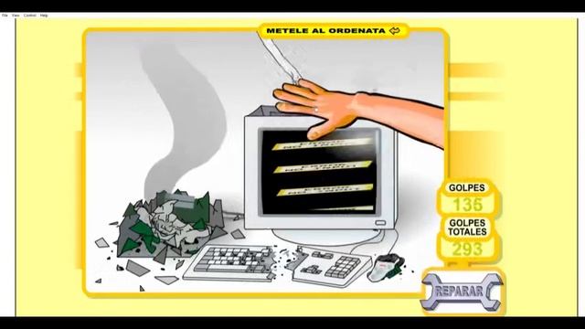 Computer destroying game but it's in reverse смотреть онлайн