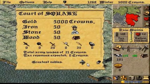 Lords of the Realm 2 gameplay (PC Game, 1996) смотреть онлайн