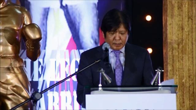 Sen. Bongbong Marcos - Speech at the 14th Gabriel "Flash" Elorde Boxing Awards 25-Mar-2014 смотреть онлайн