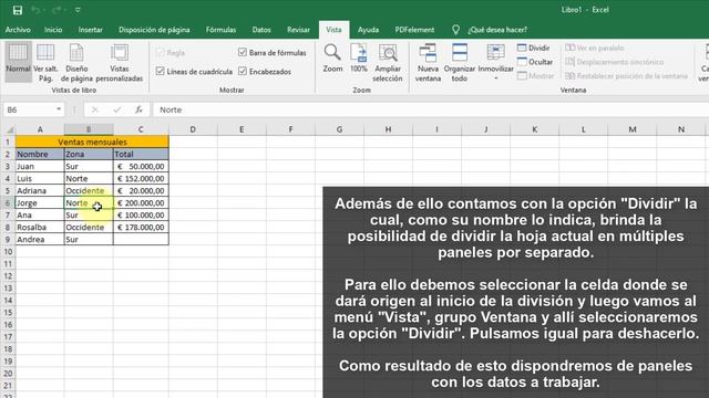 Cómo duplicar y dividir una hoja en Excel 2019 смотреть онлайн