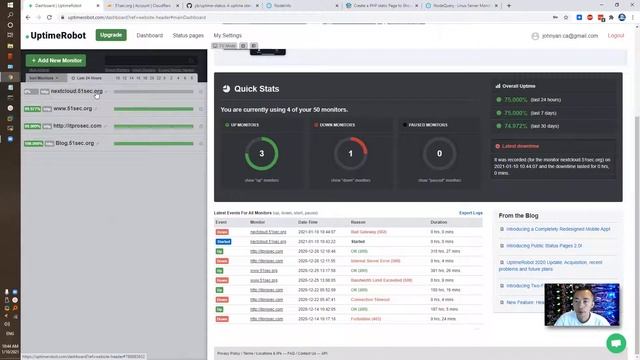 Five Minutes Build Your Own Free Website Monitoring Site with UptimeRobot смотреть онлайн