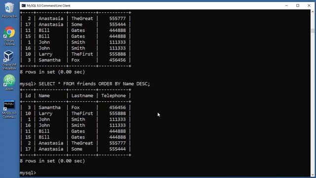 MySQL Tutorial - 15 - ORDER BY - ASC & DESC смотреть онлайн