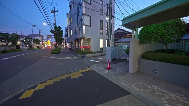 Night walk from Takenotsuka to Toneri park, Tokyo・4K HDR смотреть онлайн