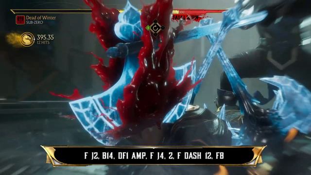 Mortal Kombat 11 - Subzero Dead of Winter - Advanced Combo Guide смотреть онлайн
