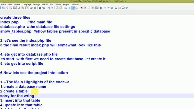 sql command using php(console) смотреть онлайн