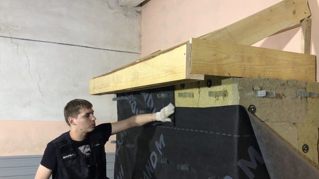 Подробный монтаж гидро-ветрозащитной мембраны на фасад. Гидро-ветрозащита утеплителя смотреть онлайн