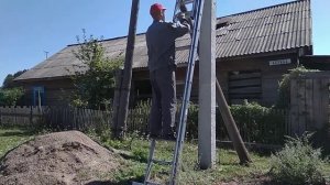 #инструкция. #как. как раскладывать трехсекционную лестницу одному