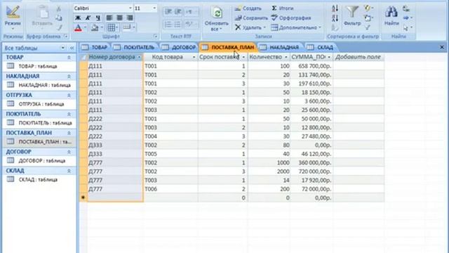 Access с нуля Урок №6- Заполнение таблиц данными смотреть онлайн