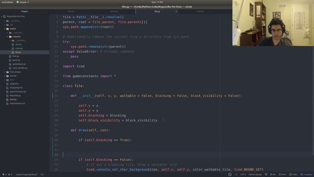 Building a Roguelike with Python: 0001 смотреть онлайн
