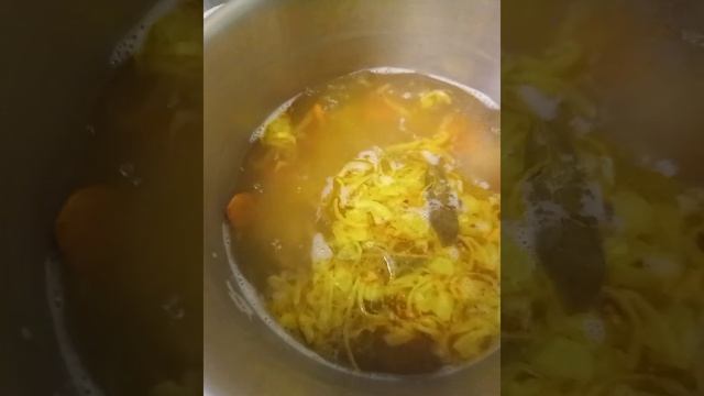 Суп домашний из мяса оленя
