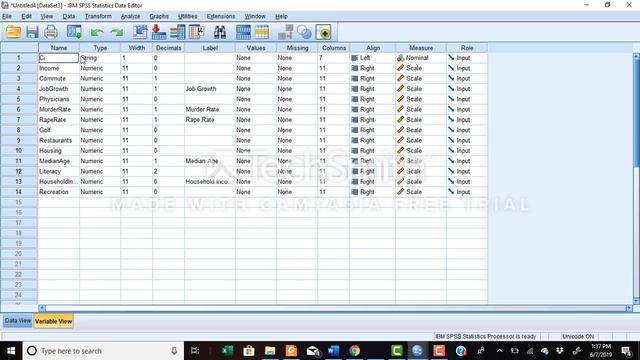 Importing an Excel dataset into SPSS and Computing Means смотреть онлайн