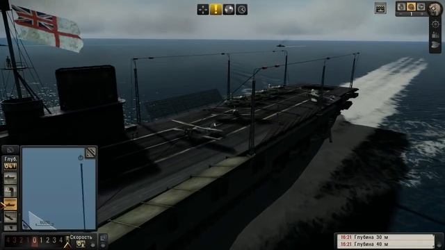 Best Submarine Simulator on PC ! Drown the Aircraft Carrier of Royal Navy ! Silent Hunter 5 смотреть онлайн