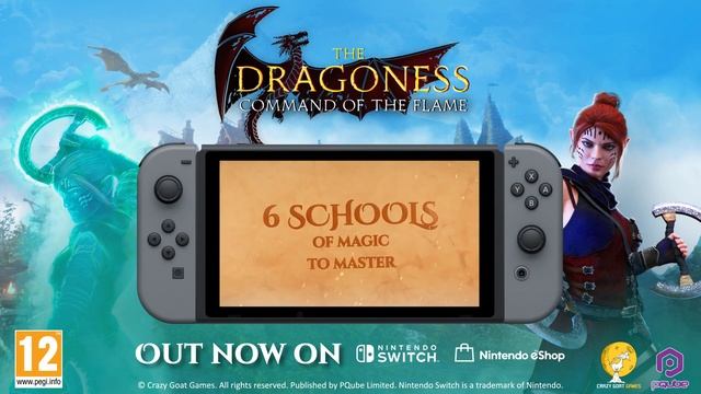 The Dragoness: Command of the Flame - Official Nintendo Switch Launch Trailer смотреть онлайн