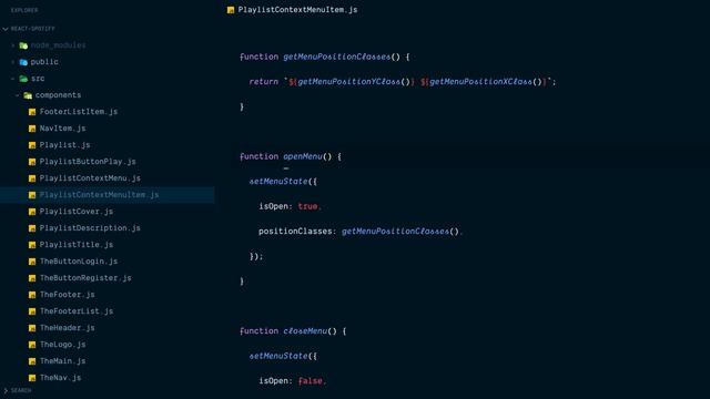 React JS Tailwind CSS Spotify клон #29 - Закрытие меню с задержкой смотреть онлайн