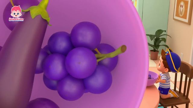 Comidas Coloridas🍎🍋🥝 | Canción De Los Colores | Canciones Infantiles | Bebefinn En Español