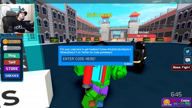 *2020* ALL NEW *SECRET* ADMIN CODES! ☢️ BOSS UPDATE! ⚔️ Roblox Superhero Simulator ?UPDATE 9? смотреть онлайн