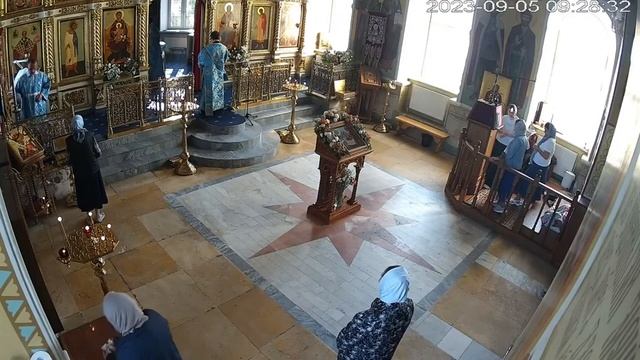 05.09.2023 года. Утреня славословная. Литургия. смотреть онлайн