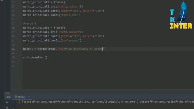 Posiciones relativas y el widget button() - Tkinter de cero - Capítulo 4 смотреть онлайн