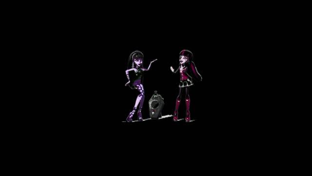 девчонки танцуют на зеленом фоне-dance Barbie смотреть онлайн
