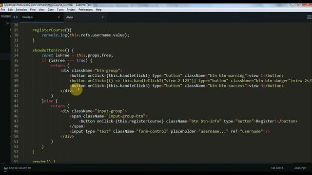 Lập trình ReactJS - Bài 18 Sử dụng State смотреть онлайн
