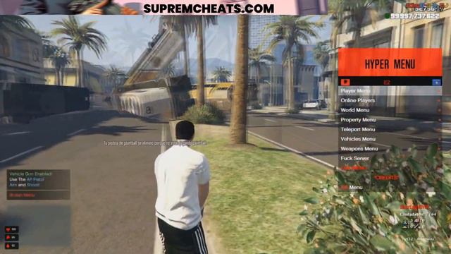 FiveM Cheat | Hyper Mod Menu | Money | SupremCheats смотреть онлайн