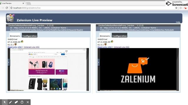 Zalenium смотреть онлайн