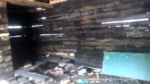 Гараж со шпал